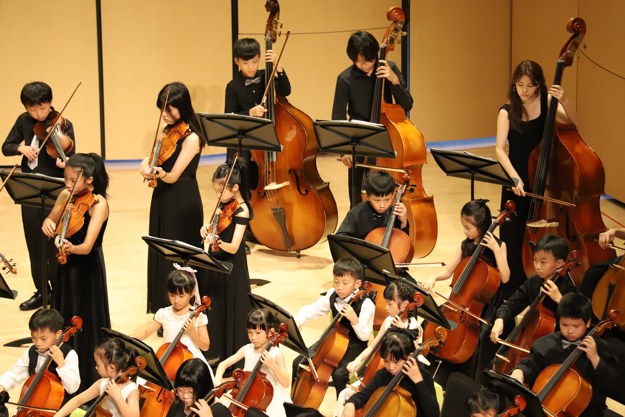 新營國小弦樂團演出照