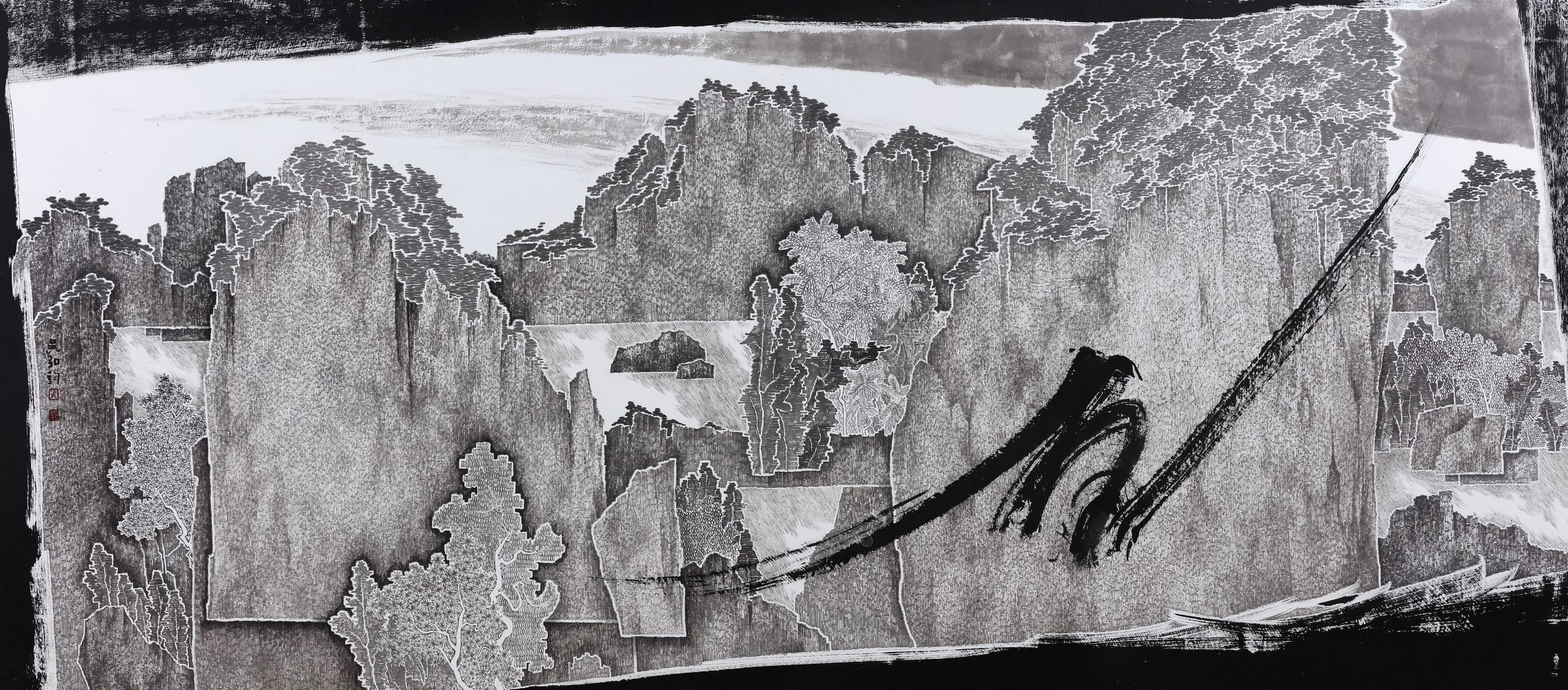觀看的角度-吳弘鈞-2019年水墨類