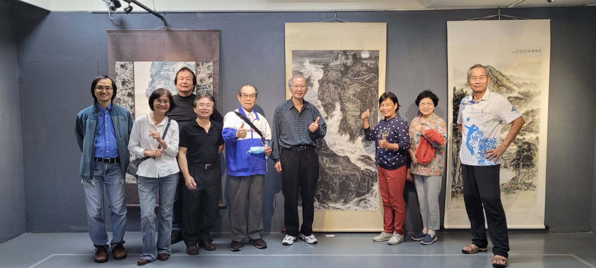綠水賞山－2023年松雲畫會第35屆書畫聯展