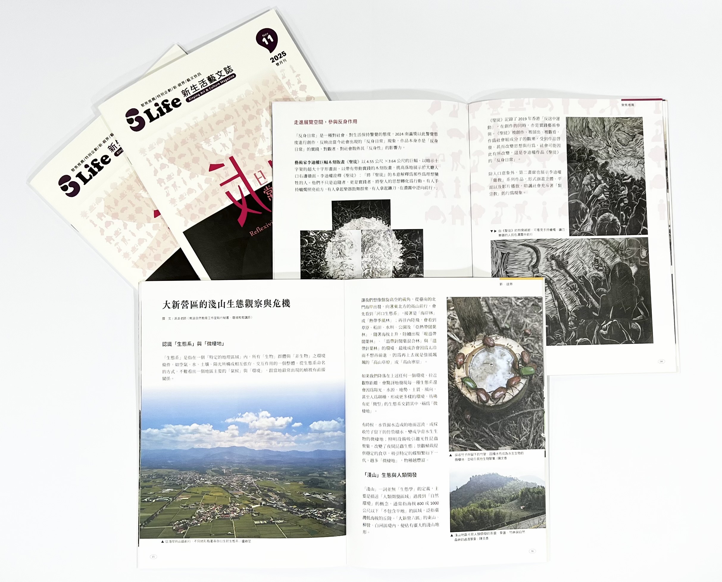 《S-Life新生活藝文誌》11月號出刊&nbsp;&nbsp;帶您探索大新營區「淺山」地帶